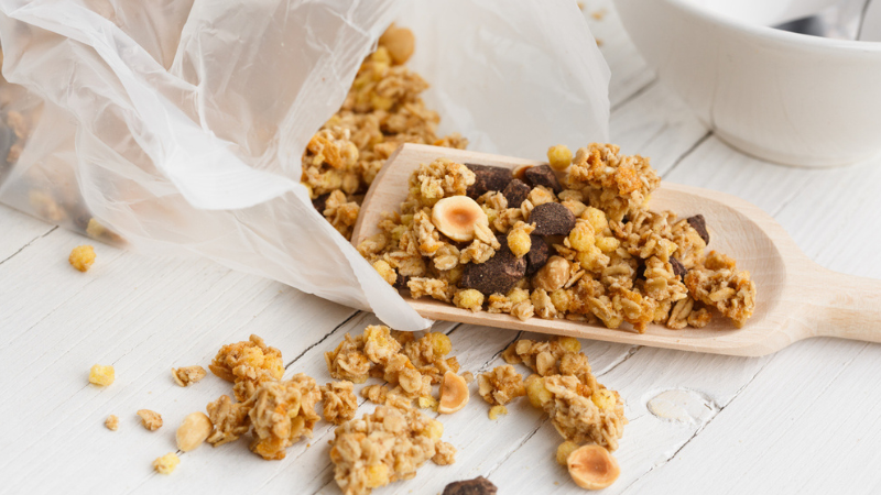 granola noten zaden kiezen